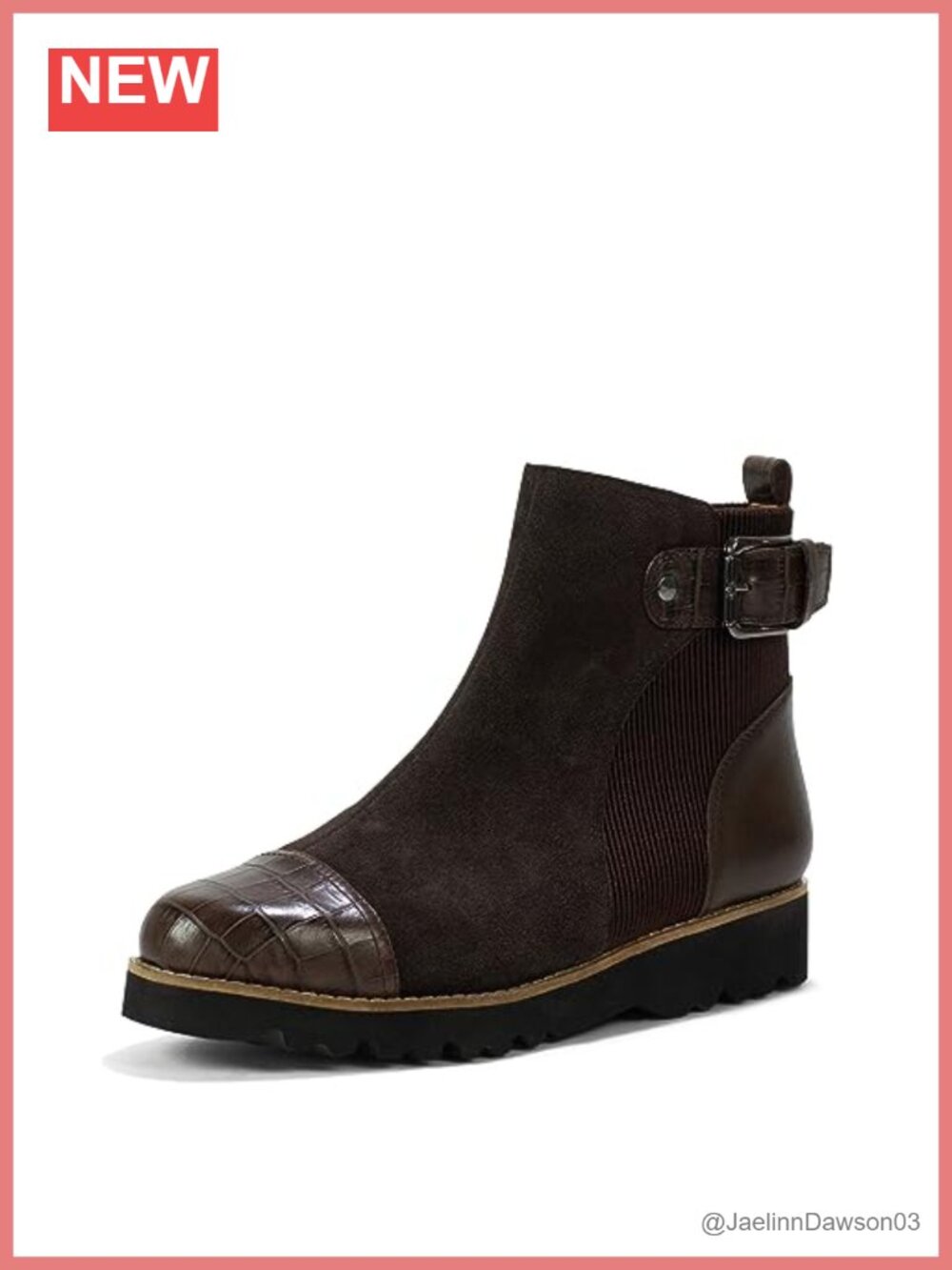 Calf Suede Cap Toe Ankle Bootie Zip Boots